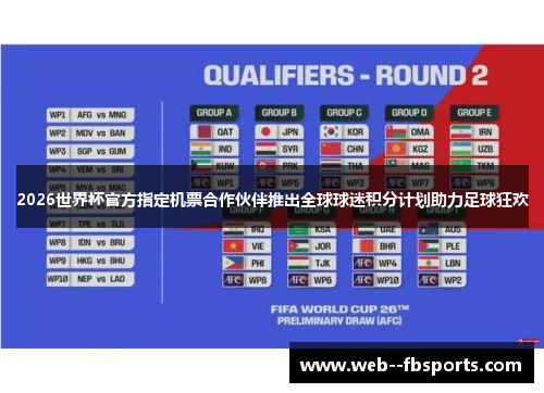 2026世界杯官方指定机票合作伙伴推出全球球迷积分计划助力足球狂欢